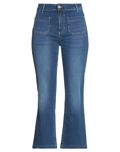 MERCI ITALIA Pantaloni jeans Blu 99% Cotone, 1% Elastan
