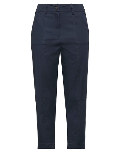 CRISTINA ROCCA Pantalone Blu notte 97% Cotone, 3% Elastan