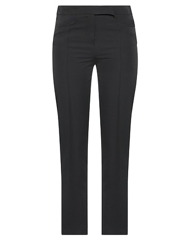CRISTINA ROCCA Casual trouser Black 88% Polyamide, 12% Elastane