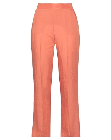 CRISTINA ROCCA Casual trouser Antique rose 55% Viscose, 45% Linen