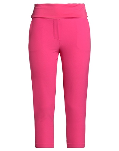 MANILA GRACE Casual trouser Fuchsia 96% Cotton, 4% Elastane