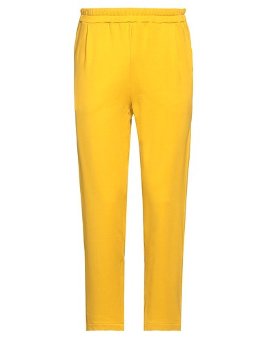 MAJESTIC FILATURES Pantalone Giallo ocra 96% Cotone, 4% Elastan