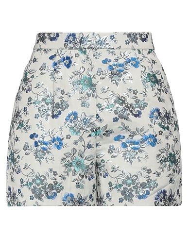 PINKO Shorts & Bermuda Light grey 50% Polyester, 28% Acetate, 22% Cotton