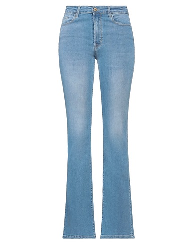 MERCI ITALIA Denim trousers Blue 98% Cotton, 2% Elastane