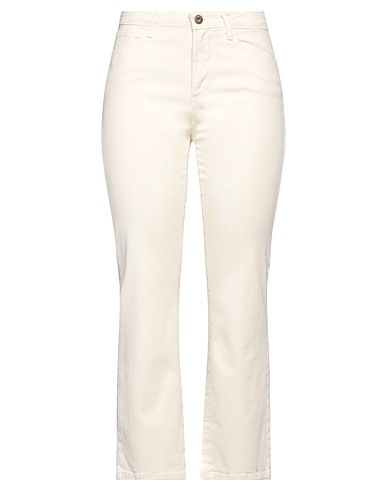 MERCI ITALIA Bootcut Jeans Ivory 98% Cotton, 2% Elastane