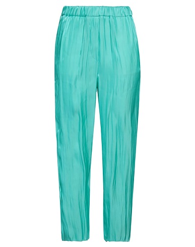 JUCCA Casual pants Turquoise 100% Polyester