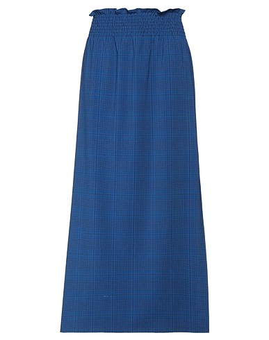 RUE•8ISQUIT ロングスカート ブルー ポリエステル 71% / レーヨン 28% / ポリウレタン 1%