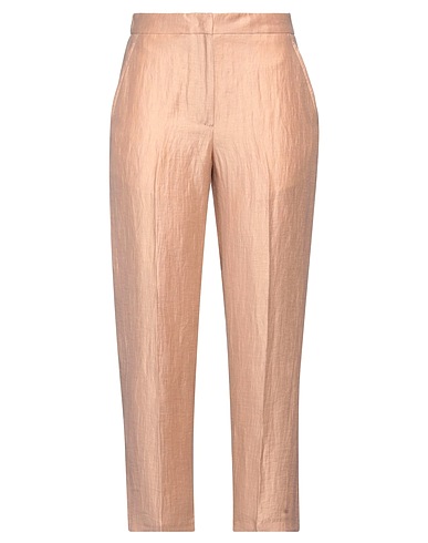 SEVENTY VENEZIA Casual pants Blush 88% Linen, 12% Polyamide