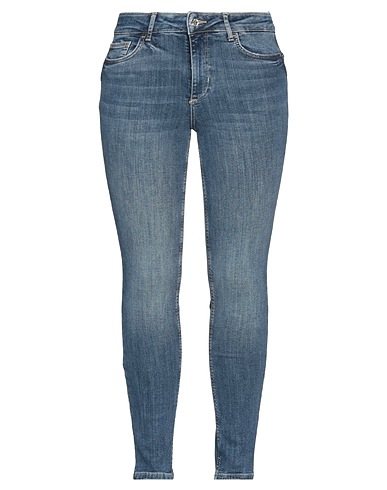 LIU •JO Denim trousers Blue 98% Cotton, 2% Elastane
