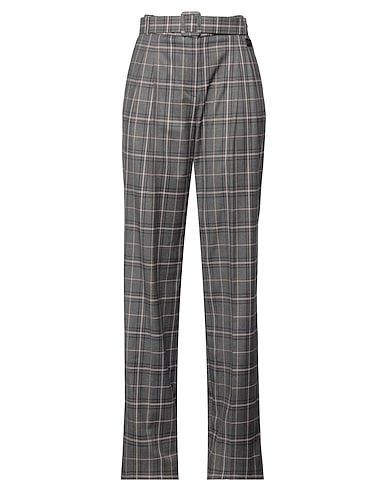 BE BLUMARINE Casual trouser Lead 64% Polyester, 35% Viscose, 1% Elastane