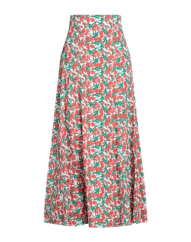 PHILOSOPHY di LORENZO SERAFINI Long skirt Red 100% Cotton