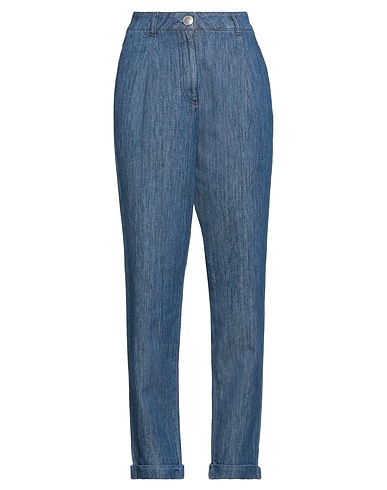NENETTE Denim trousers Blue 54% Organic cotton, 28% Cotton, 18% Linen