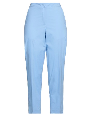 SEVENTY VENEZIA Casual trouser Sky blue 95% Cotton, 5% Elastane