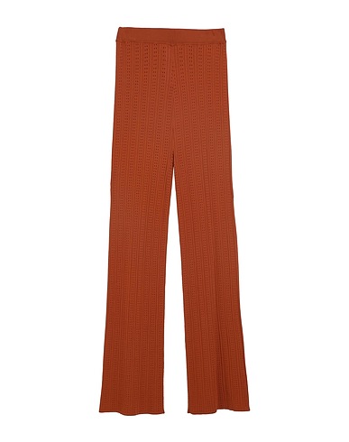 BEATRICE .B Casual trouser Tan 80% Viscose, 20% Polyamide