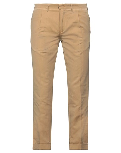 SELECTIVE Casual trouser Sand 78% Cotton, 22% Paper Yarn