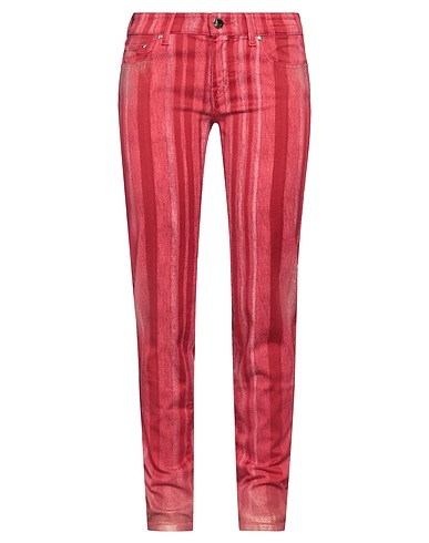 JACOB COHЁN Casual trouser Brick red 98% Cotton, 2% Elastane