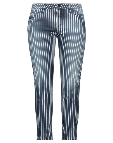 KAOS JEANS Denim trousers Blue 93% Cotton, 5% Elastic fibres, 2% Elastane