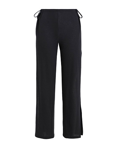 POOLDAY Paris Casual trouser Black 60% Cotton, 40% Linen