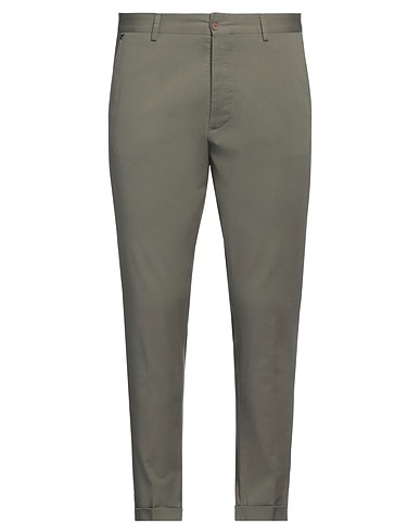 MESSAGERIE Pantalone Verde militare 97% Cotone, 3% Elastan