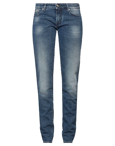 JACOB COHЁN Denim trousers Blue 99% Cotton, 1% Polyurethane