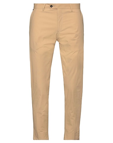 MESSAGERIE Casual trouser PATRIZIO PISCAGLIA Beige 97% Cotton, 3% Elastane