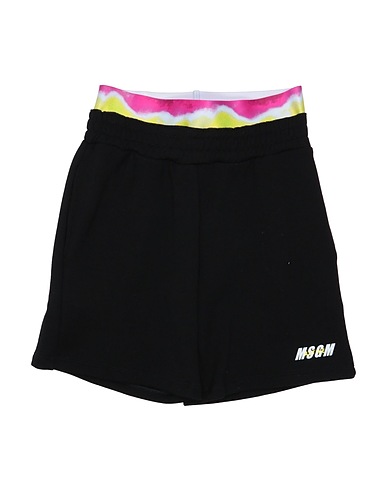 MSGM Shorts & Bermuda KIDS Black 100% Cotton