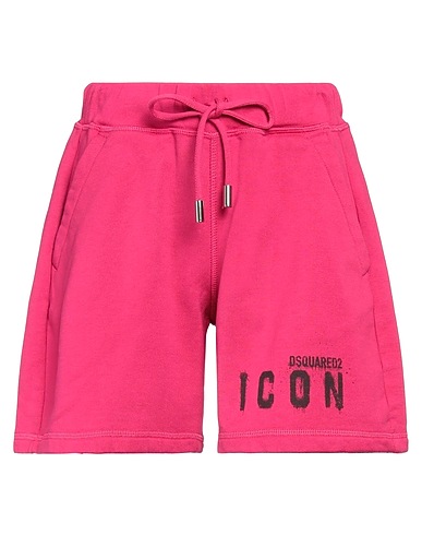 DSQUARED2 Shorts & Bermuda ICON Fuchsia 100% Cotton, Elastane