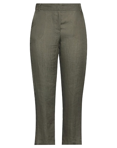 ICONA by KAOS Casual pants Military green 100% Linen