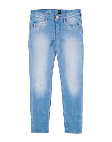 REPLAY & SONS Denim trousers Blue 99% Cotton, 1% Elastane