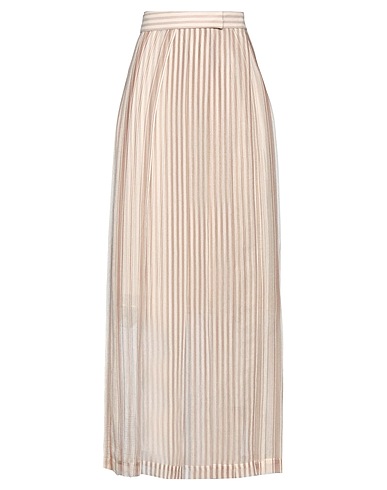 BRUNELLO CUCINELLI Long skirt Beige 100% Silk