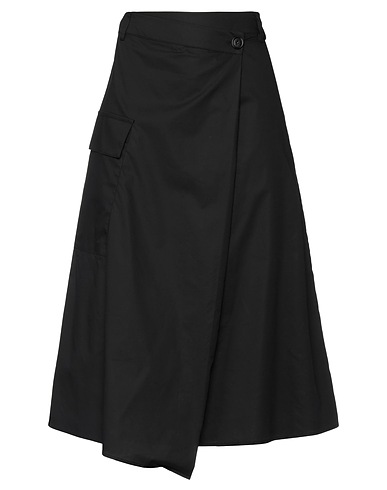 WOOLRICH Midi skirt Black 100% Cotton