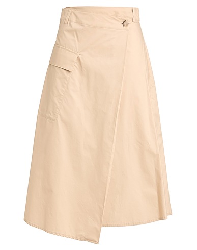 WOOLRICH Midi-Rock Sand 100% Baumwolle