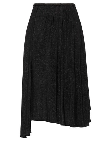 FELEPPA Midi skirt Black 94% Acetate, 6% Elastane