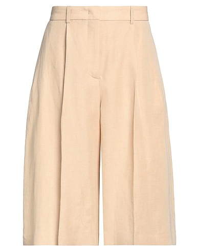 FABIANA FILIPPI Casual trouser Beige 64% Viscose, 36% Linen