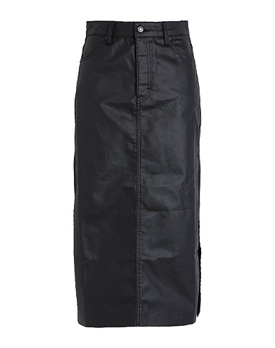 TOPSHOP ミディ丈スカート ブラック コットン 100%
