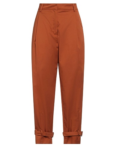 BEATRICE .B Casual pants Brown 98% Cotton, 2% Elastane