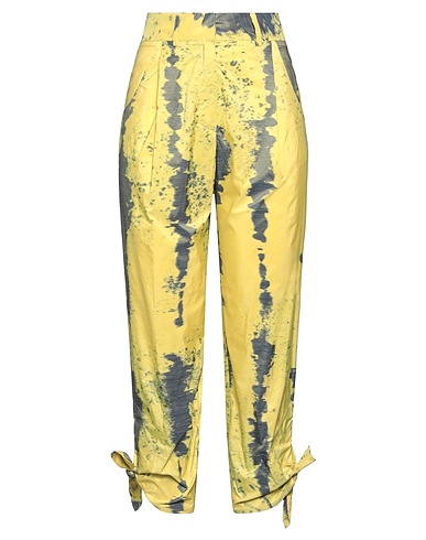 BEATRICE .B Casual trouser Yellow 100% Polyester