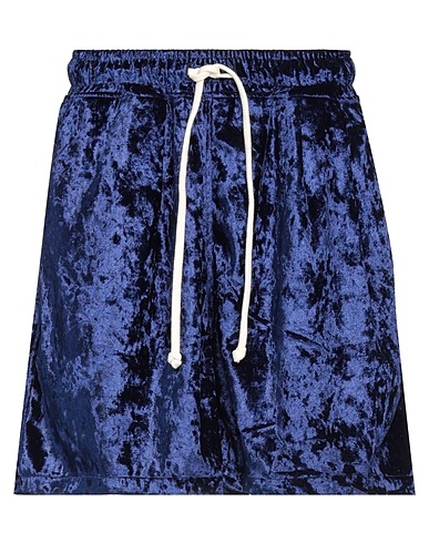 LUXURY LAB Milano Shorts & Bermuda Blue 94% Polyester, 6% Elastane