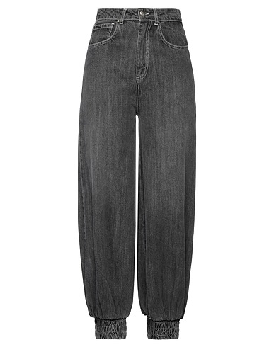 JIJIL Denim trousers Grey 100% Cotton