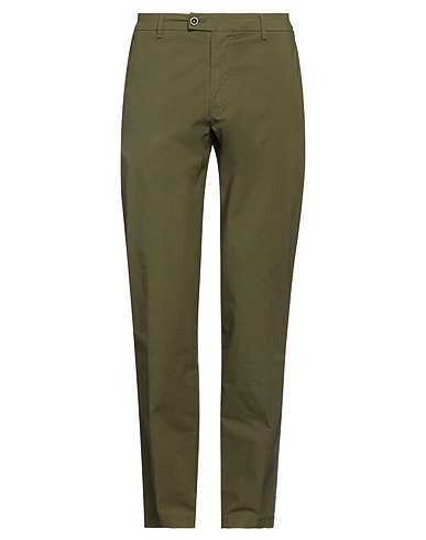 CRUNA Casual trouser Military green 97% Cotton, 3% Elastane