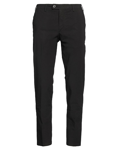CRUNA Casual trouser Black 97% Cotton, 3% Elastane