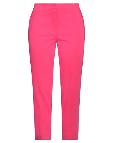 CLIPS Casual trouser Fuchsia 62% Cotton, 33% Polyester, 5% Elastane