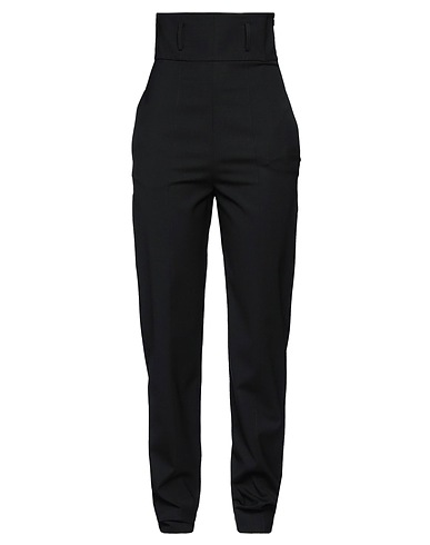 NENSI DOJAKA Casual trouser Black 100% Virgin Wool