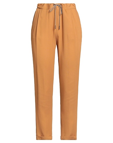 FABIANA FILIPPI Pantalón Camel 57% Acetato, 43% Seda, Poliéster, Elastán