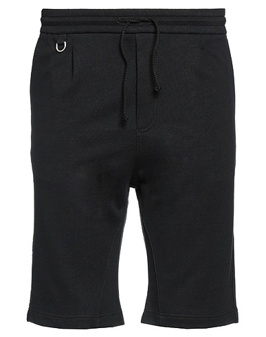 PAOLO PECORA Shorts & Bermuda Black 62% Cotton, 38% Linen