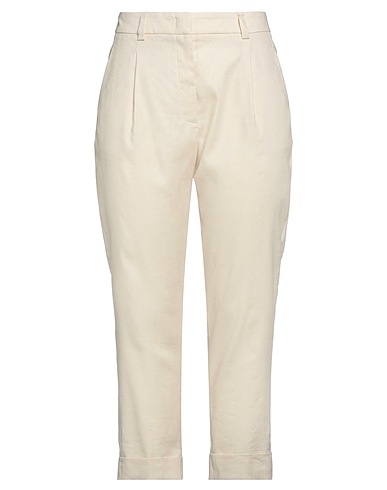 PESERICO Pantalone Beige 51% Lino, 49% Lana Vergine