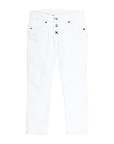PLEASE Casual trouser White 97% Cotton, 3% Elastane