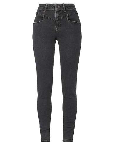 ONE TEASPOON Denim pants Charcoal 68% Cotton, 25% Recycled cotton, 5% Recycled polyester, 2% Elastane