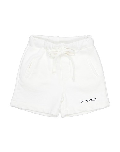 ROŸ ROGER'S Shorts & Bermuda White 100% Cotton