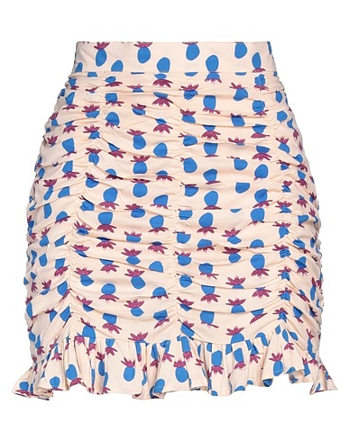 COMPAÑIA FANTASTICA Mini skirt Beige 100% Viscose